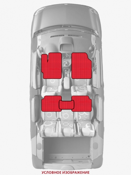 ЭВА коврики «Queen Lux» стандарт для Volkswagen Passat R36