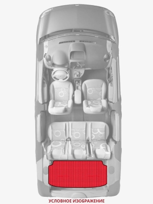 ЭВА коврики «Queen Lux» багажник для Peugeot 208 GTi